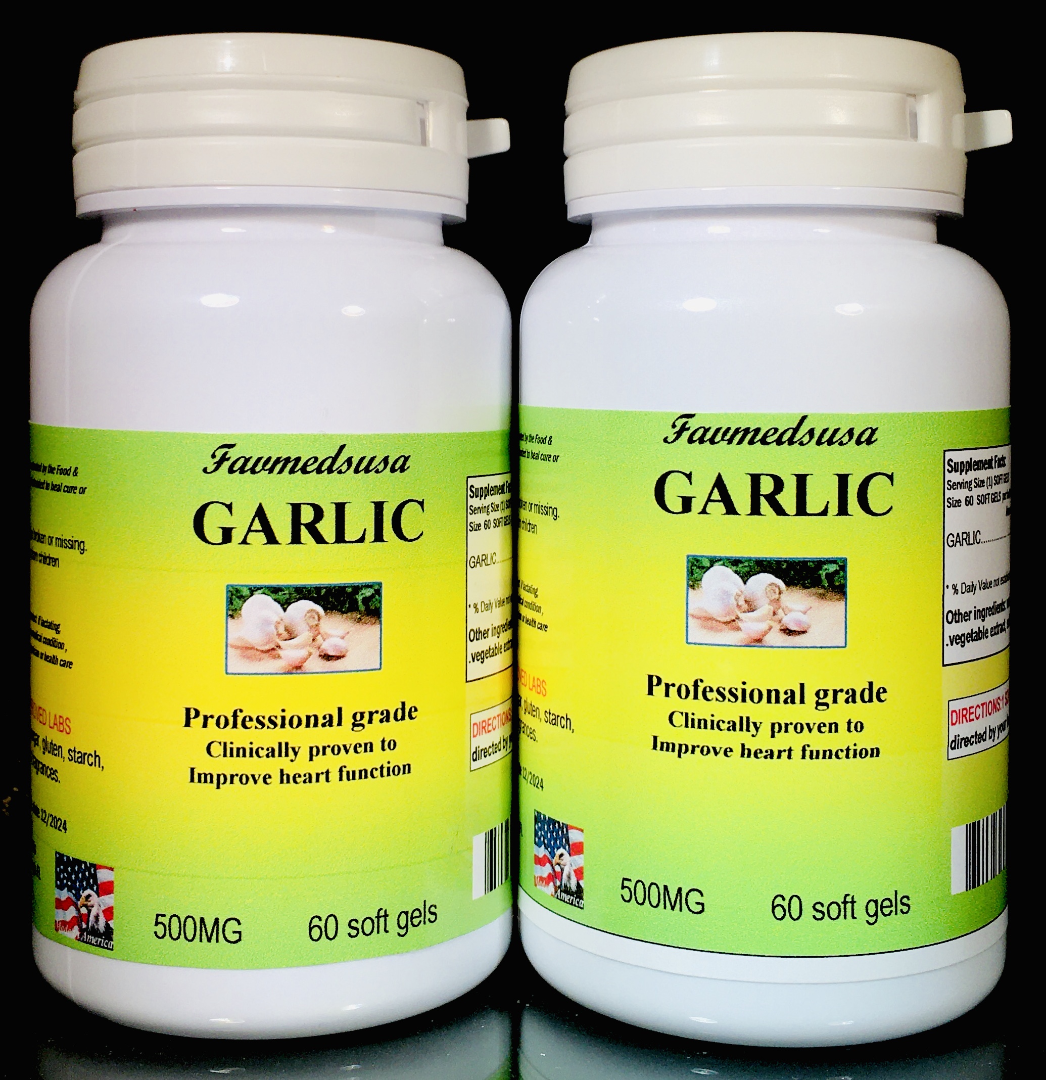 Garlic 500mg - 120 (2x60) soft gels